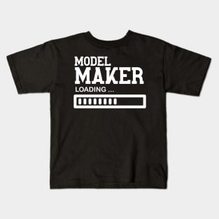 Funny Vintage Model Maker Job lover Gift Idea Kids T-Shirt